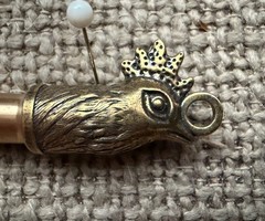 Unique Safety Whistle Rooster/Cock Lightweight Brass Metal 2.5 in