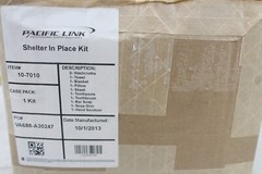 NEW NIB Pacific Link Shelter in Place Survival Kit 10-7010 Pillow Soap Blanket