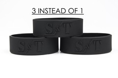 Money Bands (Set of 3) – for Large Amounts Thin, Black