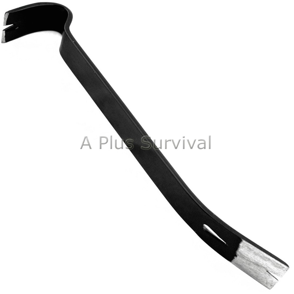 15″ Flat Pry Bar Lifting Prying Nail Pulling Camping Hunting Survival Emergency