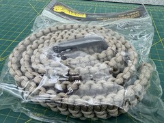 VOODOO TACTICAL 48” Survival Paracord Belt Sand / Tan fits Waist 40″-42” – NEW!