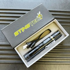 Stingtec Stun Gun LED Light & Survivor Pepper Spray Most Powerful Allowed in USA