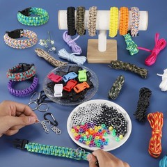 Paracord Bracelet Kit 40 Colors, 10 Feet, Complete Accessories for Making Br…