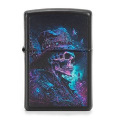 Zippo Gaudy Skull Design Refillable Windproof Pocket Lighter