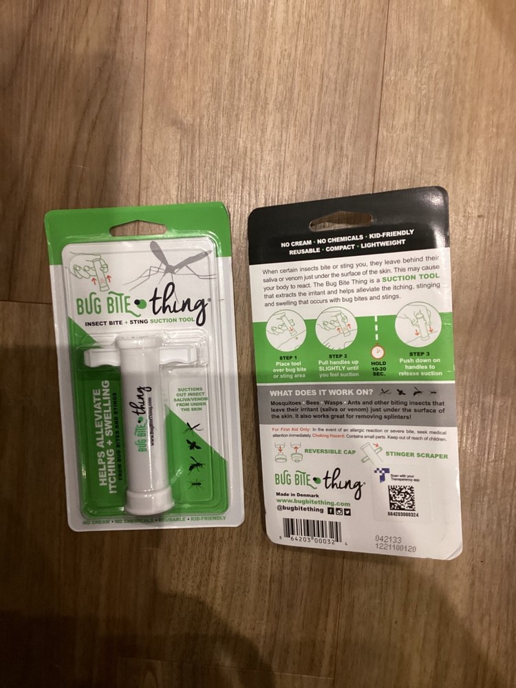 Bug Bite Thing Suction Tool ( 2 Packages) made in Denmark