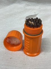 Orange UCO Stormproof Match Kit Waterproof Case 25 Stormproof Matches & Strikers