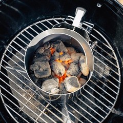Heavy Duty Deluxe Stainless Steel Charcoal Chimney Starter