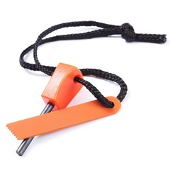 Emergency Fire Starter Flint Steel Striker Survival Kit Ferro Rod Camping Tools