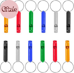 Set of 12 Extra Loud Whistles for Camping Hiking Hunting Outdoors Sports and Eme