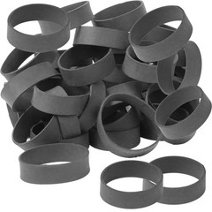 AMUU Rubber Bands Size #82, 60pcs Tactical Black Wide