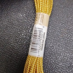 Lot of 2 Needloft Gold Colored #55001 Paracord 10 Yards Each 9.2 M Craft Cord