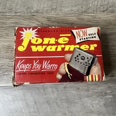 Vintage Jon-e Giant Size Self Starting Catalytic Hand Warmer