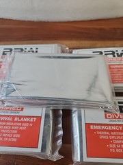 Lot Of 5 Emergency Survival Blankets 84″x52″