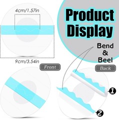Freestyle Libre Sensor 48 Pack Covers Waterproof 2 Adhesive Patches Transparent