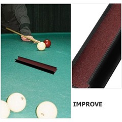 2Pcs Durable Plastic Pool Cue Tip Shaper Sandpaper Tool for Cue Maintenance