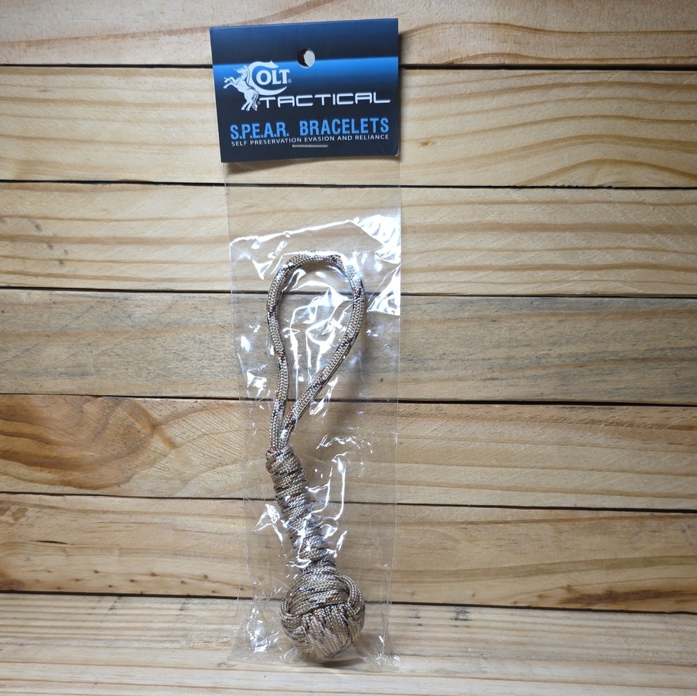 Colt Tactical Paracord Spear Bracelet Tan Brown