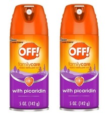 4pk OFF! Family Care Insect Repellent VIII Picaridin Spray Deet-Free 5 oz