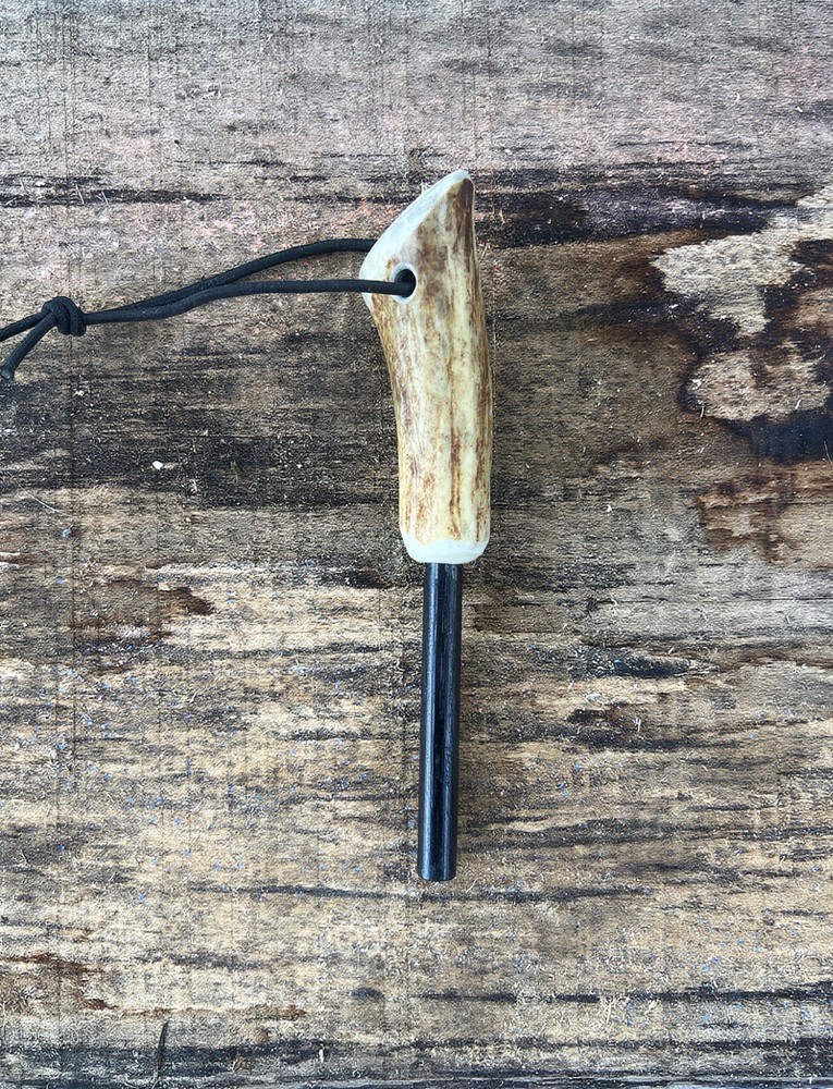 5/16 Antler Ferro Rod Ferrocerium Firesteel Bushcraft Fire Starter Camp Camping