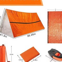 Tent,Survival Tent Shelter,Tents for 1 or 2 Person