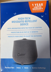 Cutter Eclipse Zone Mosquito Repellent, New, Rechargeable with Refill Outdoors