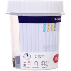 DrugTect 12 Panel Drug Test Cup CLIA Waived Fentanyl 25 Pack