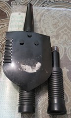 Coleman Camp Backpack Shovel Pick Saw Coleman Foldable & Breaks Down Shorter