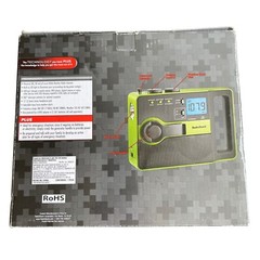 Radio Shack Emergency Crank Radio AM FM Weather Band USB Charging Port – NEW NIB