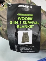 Brigadeqm Elite Series Woobie 3-in-1 Survival Blanket Camouflage NEW!