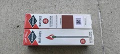 Lot of 2 DIAMOND Long Reach Extra Thick Matches, 2-75 Ct (150T), New!