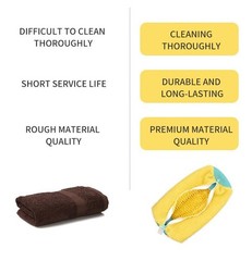 2pcs Shoe Washing Machine Bag Laundry for Washer and Dryer yellow