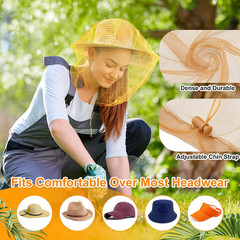 10 Pcs Bug Net for Face Mosquito Face Net Fly Netting Hood from Bugs Summer Head