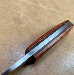 Bushcraft Striker Firesteel Scraper For Ferro Rod Carbon Steel Dymondwood Handle