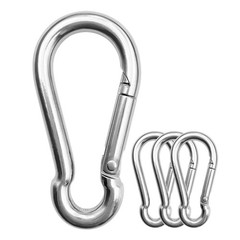 304 Stainless Steel Carabiner 2 inch, 3 inch, 4 inch, 5 Inch.Heavy Duty Carab…