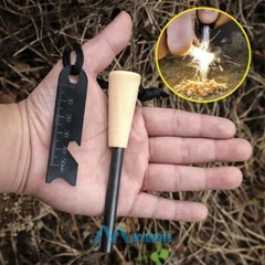 12Pc Magnesium Ferro Rod Flint Fire Starter Emergency Survival Ferro Rod Striker