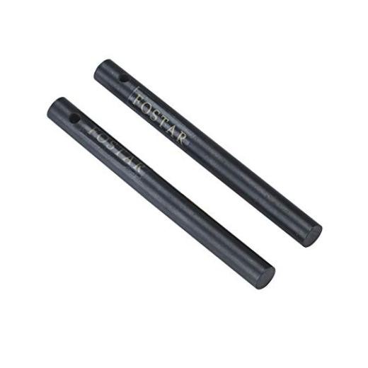 FOSTAR Outdoors 3/8 x 4 Inches Drilled Ferro (Ferrocerium) Rods，Flint Steel