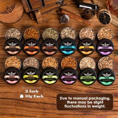 Natural Wood Chips for Cocktail Smoker, 12 Flavors Wood Chips Including Apple…