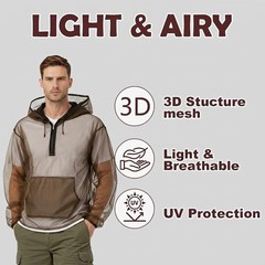 Mosquito Jacket Mosquito Pants Mosquito Suit No-See-Um Mesh, Super Light, Kee…