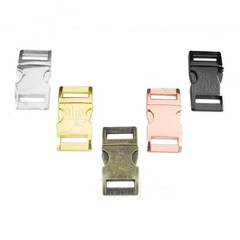 Metal 10mm 15mm 20mm 25mm Side Release Buckle Clasp for Paracord Bracelet