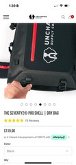 Uncharted Supply Co. Survival Bag Only (contents Not Incl.) Black- New Cond.