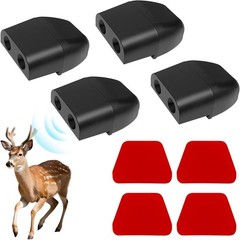 4 PCS Deer Whistles for Car, Automotive Save a Deer Whistles to Avoid Collisions