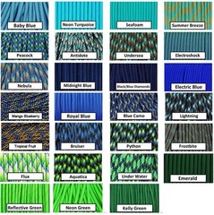 550 Paracord – 10′ – Over 100 colors available