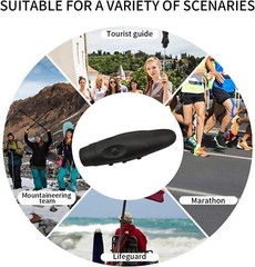 Paquete de 2 Silbatos Deportivos Con Sonido Fuerte y Nítido Con Cordón NUEVO 2PC