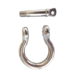 Bow Shackle 1/4 », 5/16»,3/8»,high-Strength Carbon Steel Bow Shackle, Scre…
