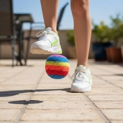 Handmade Sacks Footbag Toys Balls Juggling Ball Kid Outdoor Toys Soft Ball