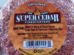 NEW Super Cedar Firestarter Disk Wax Burns up to 30 min 2 pack Made in the USA