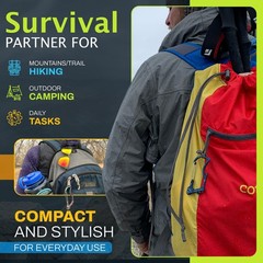 Firebiner® 6-in-1 Survival Multitool Carabiner EDC Keychain with EverSpark™ F…