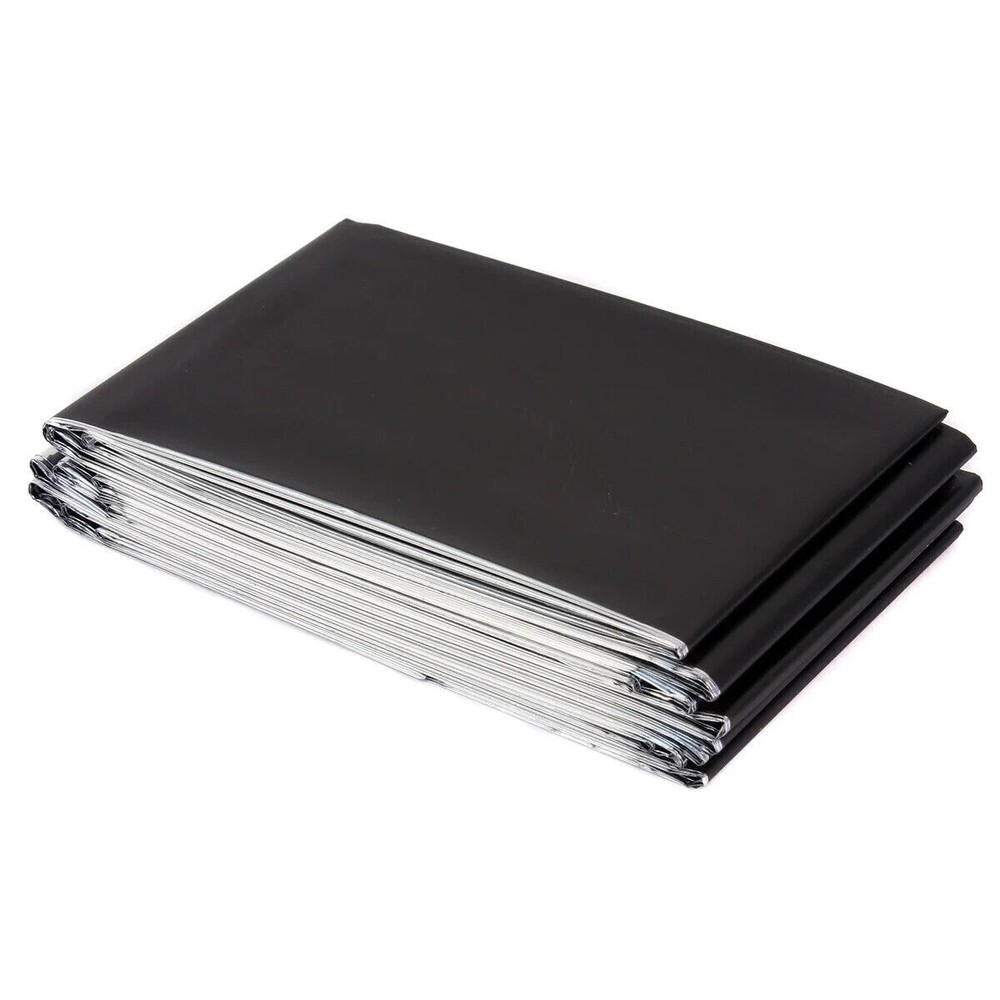 Emergency Rescue Space Thermal Mylar Blankets 52″ x 84″ – 5 Pack