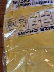 Yellow PVC rain jacket