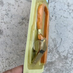 Vintage 2004 Modern Adventures Metal Emergency Whistle w Cord NOS Camping Hiking