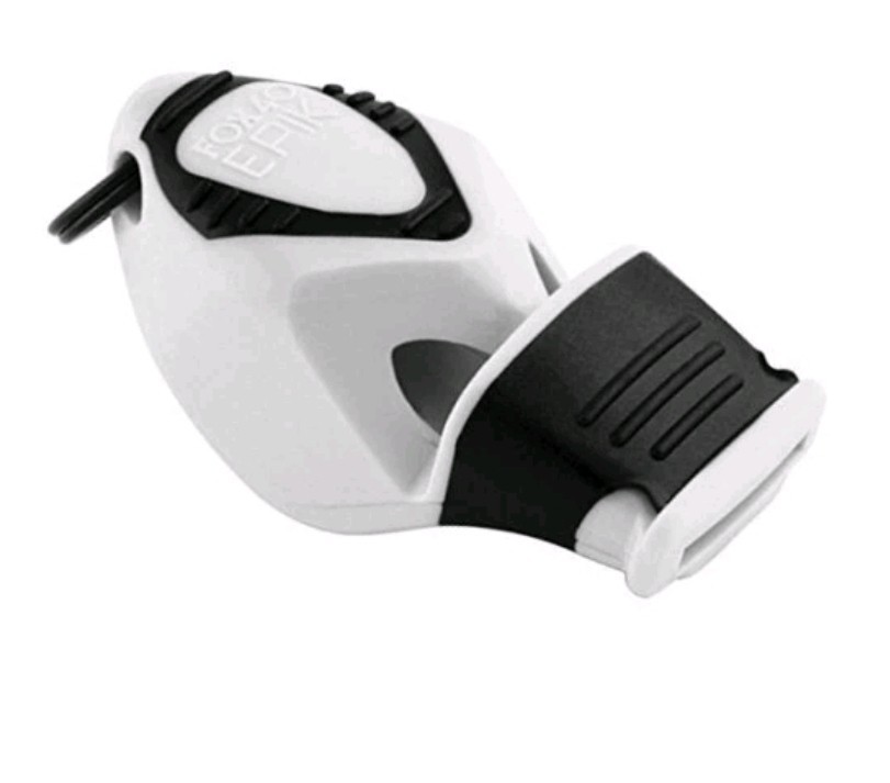 Fox 40 EPIK CMG White Referee Whistle Rescue Safety Alert w/ Lanyard #WEPIK-WH